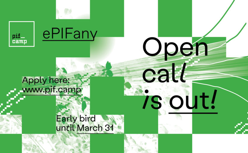 Open call for 8th PIFcamp is out!