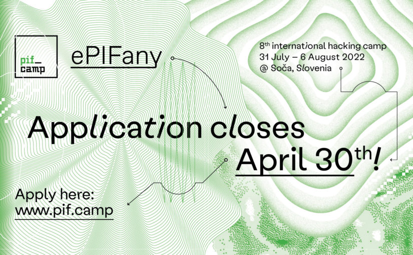 Last day to apply for PIFcamp!